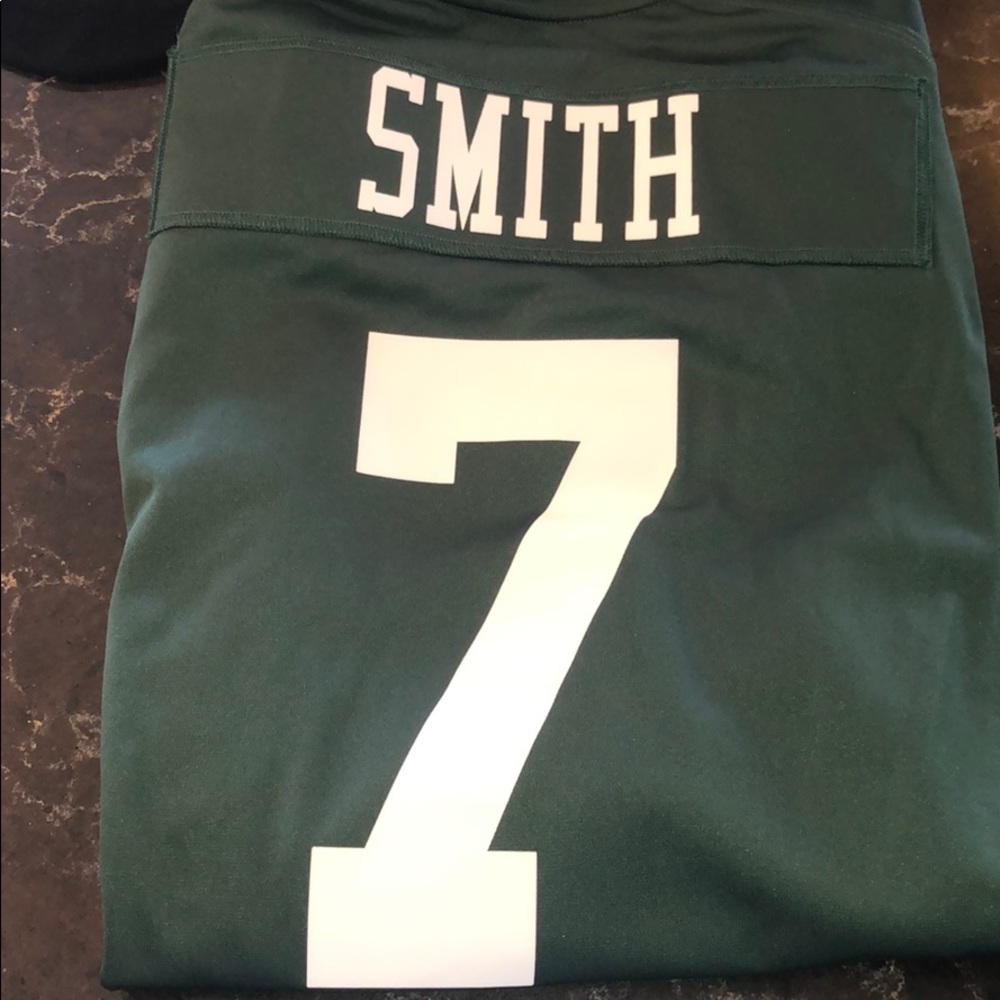 Geno Smith Jets on field jersey